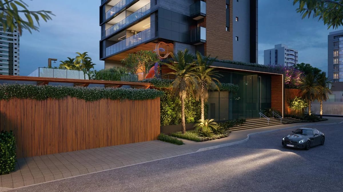 Fachada contemporânea proposta para o Altana Meireles