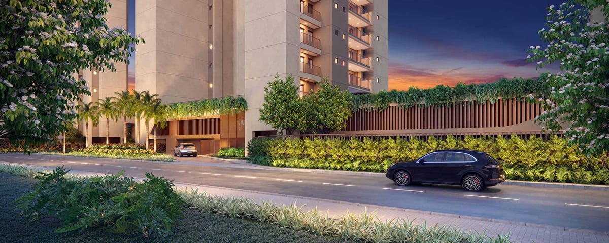Bothanic Residence — embasamento e acesso