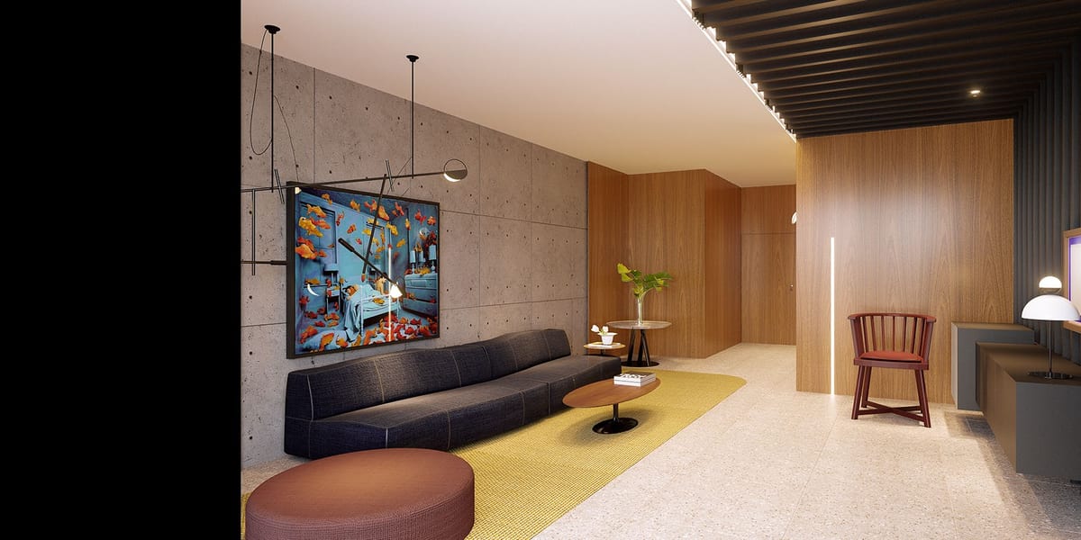 Hemisphere Residence — Hall social